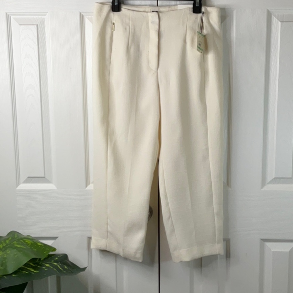 Anne Klein Women’s White Capri Pants Size 8